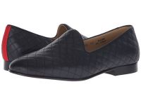 Discounted Del Toro Euro Loafers for Men - Quilted Leather Slipper - Black Online